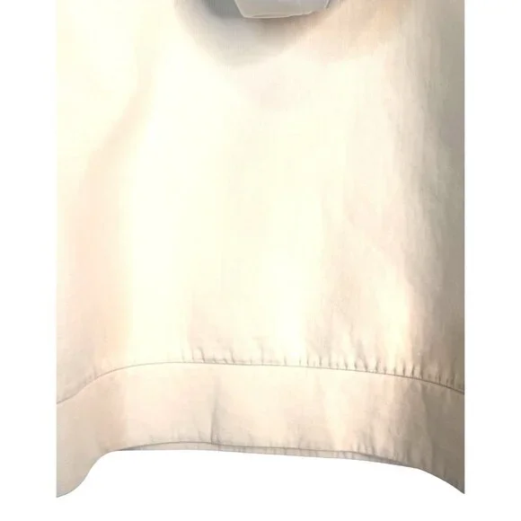 Banana Republic Size Medium Womens Cream Hoodie  Cotton/Polyester Blend - Picture 7 of 12